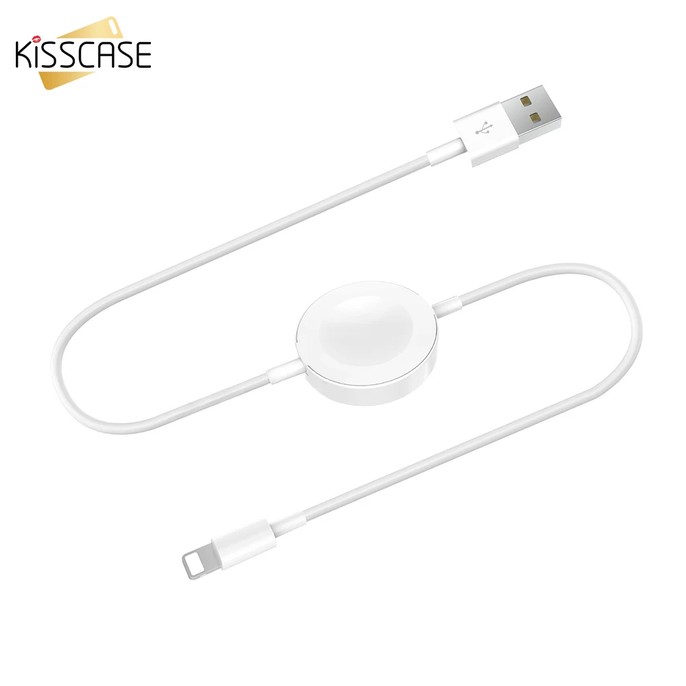 KISSCASE мини Дата USB кабель для iPhone X XR XS MAX 6 6S 7 8 iPad беспроводное зарядное устройство