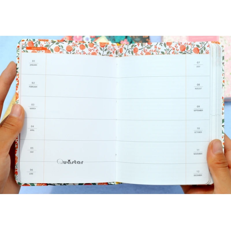 Милый цветок планировщик блокнот Еженедельный план дневник календарь