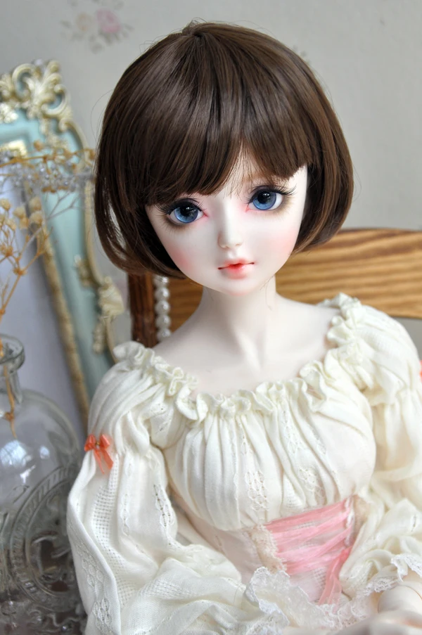 BJD волосы в кукольном стиле имитирующие мохеровые супер мягкие 1/3 1/4 1/6 нежные