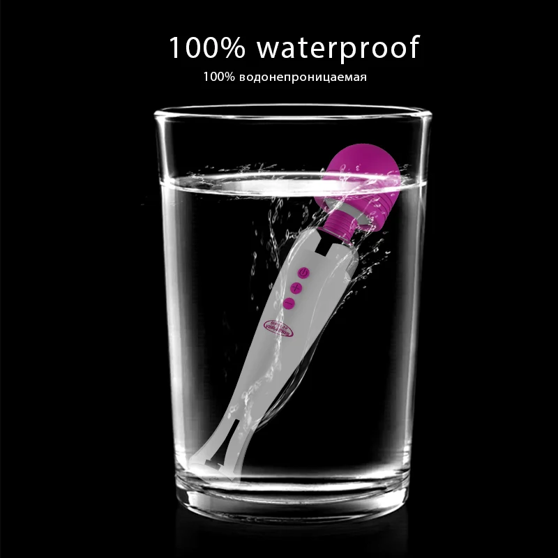 Женский AV палочка 360 градусов вращения сильный вибратор Волшебная клитора