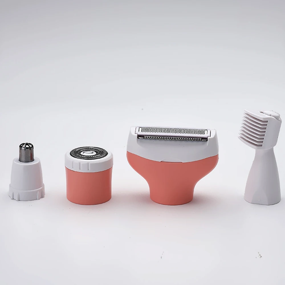 

4 In 1 Rechargeable USB Epilator Hair Removal Nose Beard Eyebrow Trimmer Female Shaver Depilator Depilation Machine