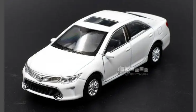 Модель из 1:36 сплава для Toyota Camry, модель высокого моделирования, 2 автомобиля с открытой дверью, игрушки с металлическими отливками, игрушечные транспортные средства