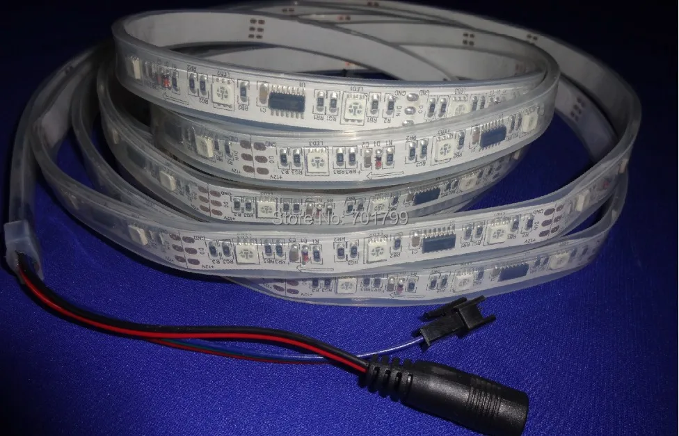 4 м 12 В постоянного тока 30 светодиодов/м и 10 шт. TM1809 ic/метр (30 пикселей) светодиодная