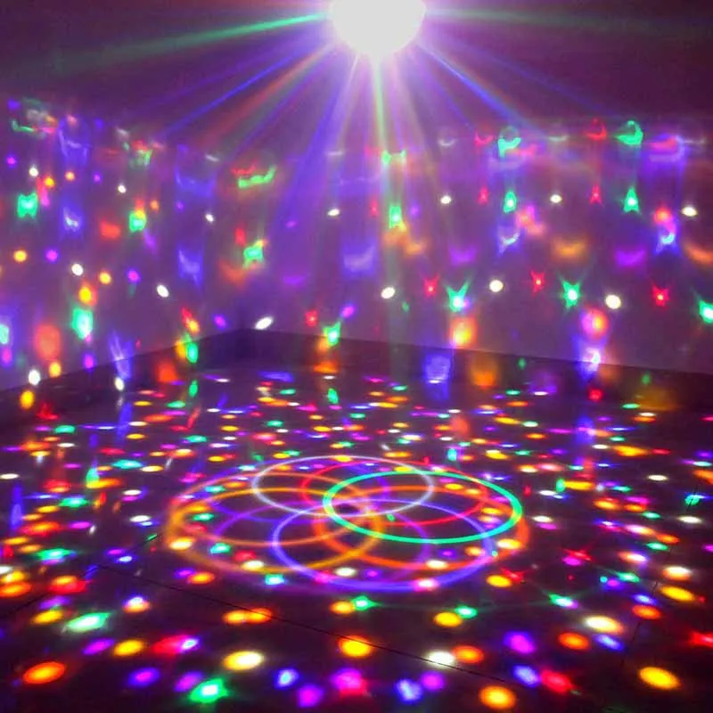 Rgb светодиодные огни этапе кристалл магический шар сценический эффект света