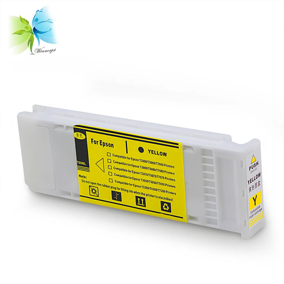 WINNERJET 700ml 5 Colors Compatible ink cartridge Filled with Sublimation Ink One Time Use Chip for Epson SC-T7200 | Компьютеры и офис