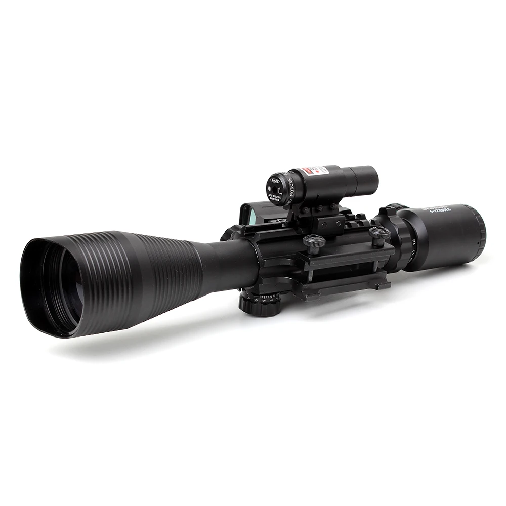 Тактический дальномер Ohhunt 4-12X50 с подсветкой голографическая сетка 4 прицела