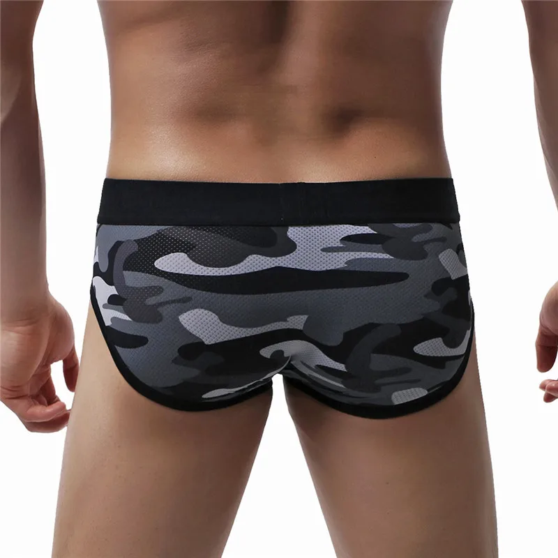 3PCS Men's Underwear Cotton Boxers Man Breathable Panties Camouflage Shorts Brand Underpants