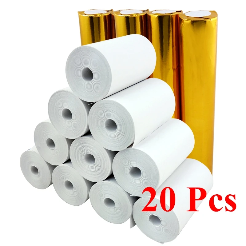 thermal paper 57 x 30 mm no core BPA free 20 rolls 2 1/4
