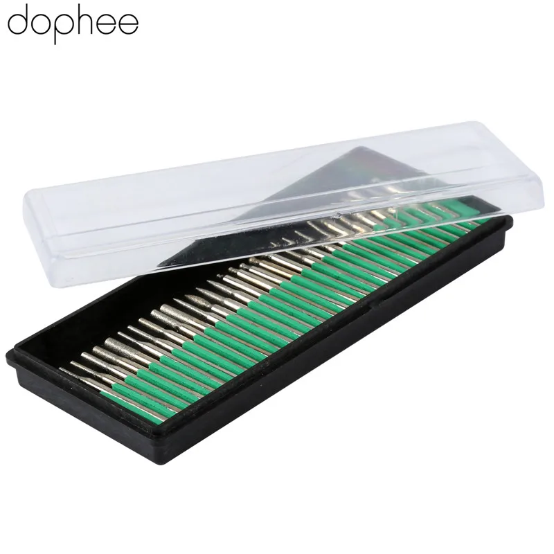 Абразивные иглы dophee 30 шт. 3 мм вал Шлифовальная головка полировальные Dremel