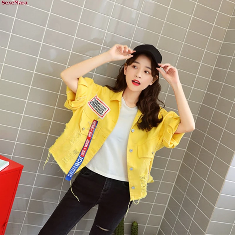 SexeMara/Новинка куртка с рукавами и принтом из ленты Бесплатная доставка|print jacket|jacket