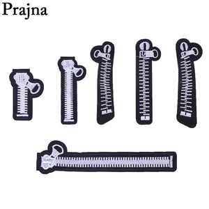 Prajna DIY Вышитые нашивки для одежды, шитье, застежка-молния, патчи для утюга на одежде, нашивки, рок-значок, джинсы, рюкзак E