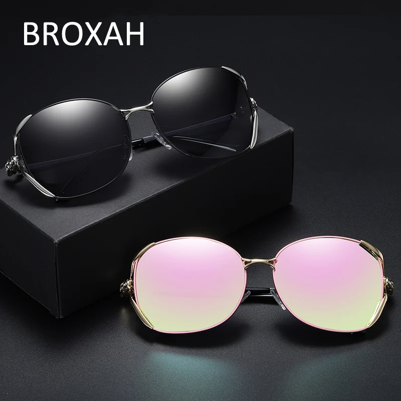 BROXAH модные роскошные поляризационные солнцезащитные очки для женщин Брендовые