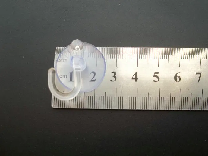 500 шт./лот прозрачная пластиковая присоска стеклянная прокладка Диаметр 2 5 см и 3