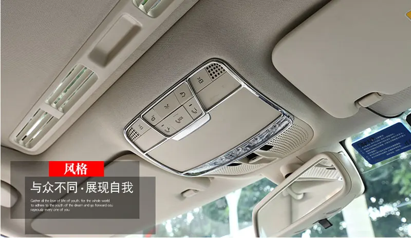 Передсветильник для чтения Mercedes Benz E-Class W213 GLC C Class W205 C180 C260 2015-2017 украшение рамки |