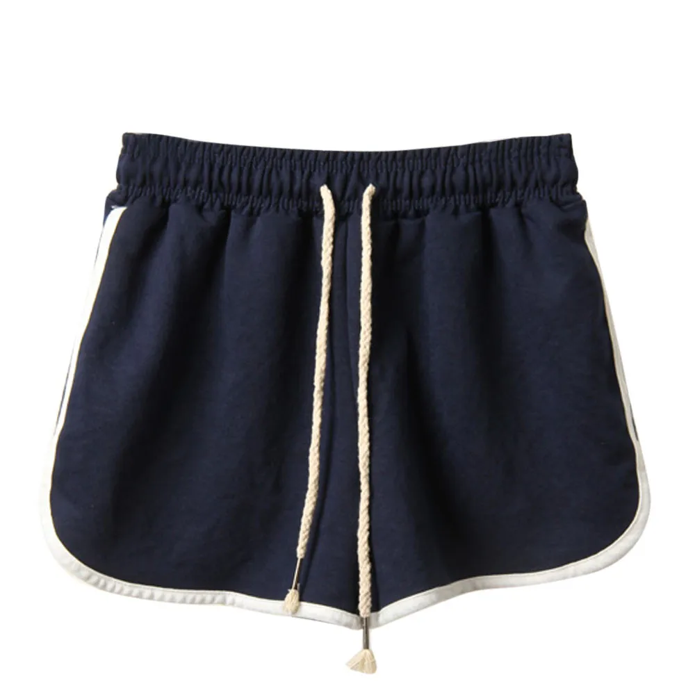 Womail, женские короткие модные пляжные летние спортивные шорты, повседневные хлопковые шорты de deporte de cintura alta, Прямая поставка, j22