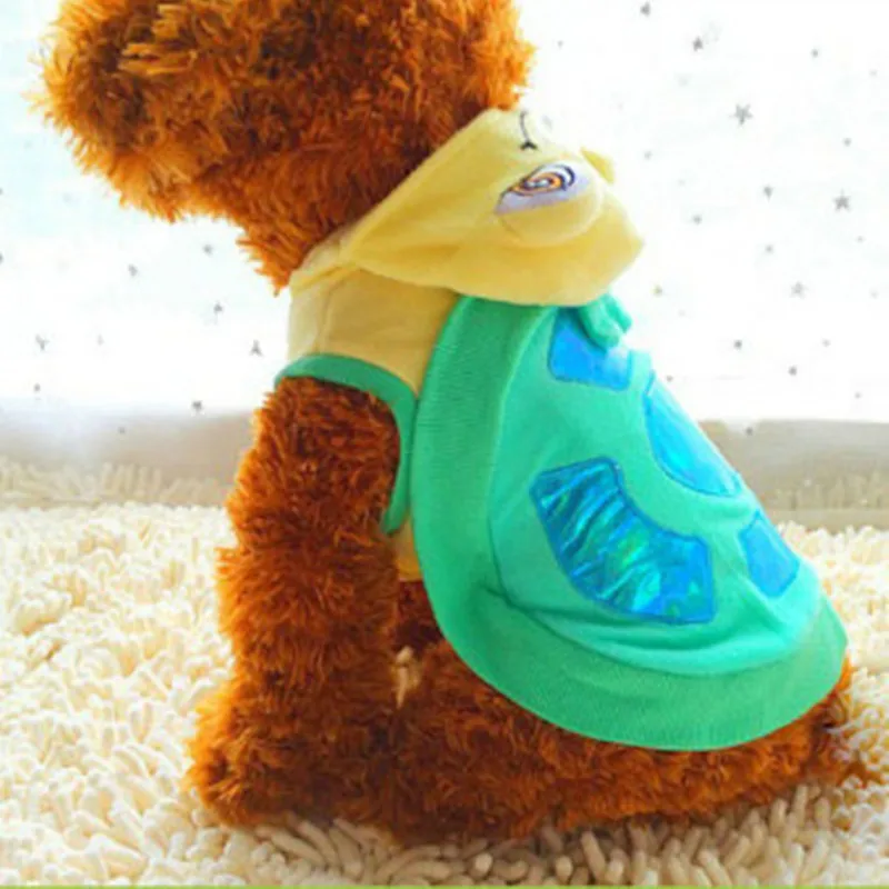 Животные черепаха собаки пальто коралловый бархат зимняя одежда для собак