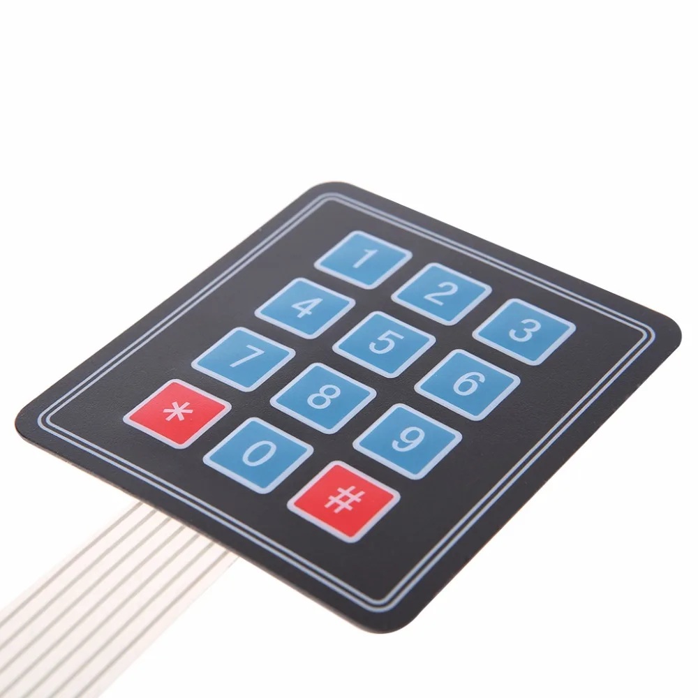 Matrix Array 12 Key Membrane Switch Keypad Keyboard For AVR 4 x 3 High Quality C26 | Компьютеры и офис