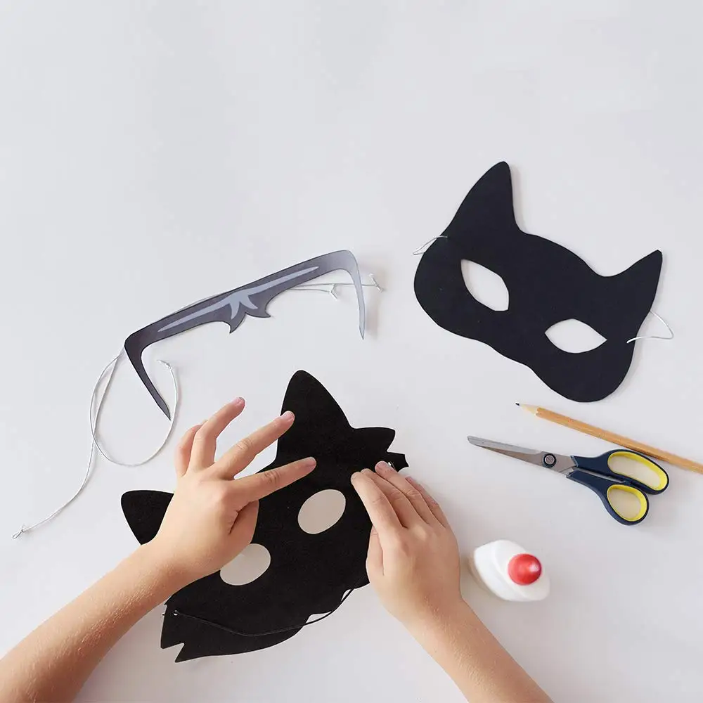 Маски из радужной бумаги с животными джунглей для скретчинга, набор из 27/120 штук.