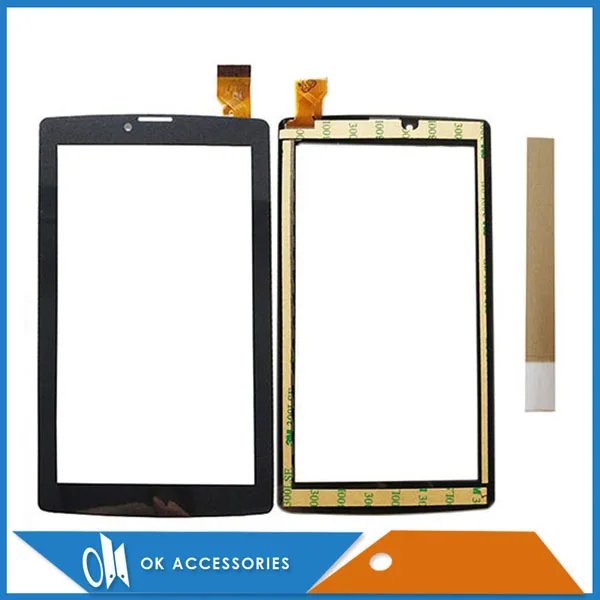 

Сенсорный экран для BQ 7083 BQ7083G BQ 7083 BQS G, дигитайзер, панель, черный цвет, с лентой, 7,0 дюйма