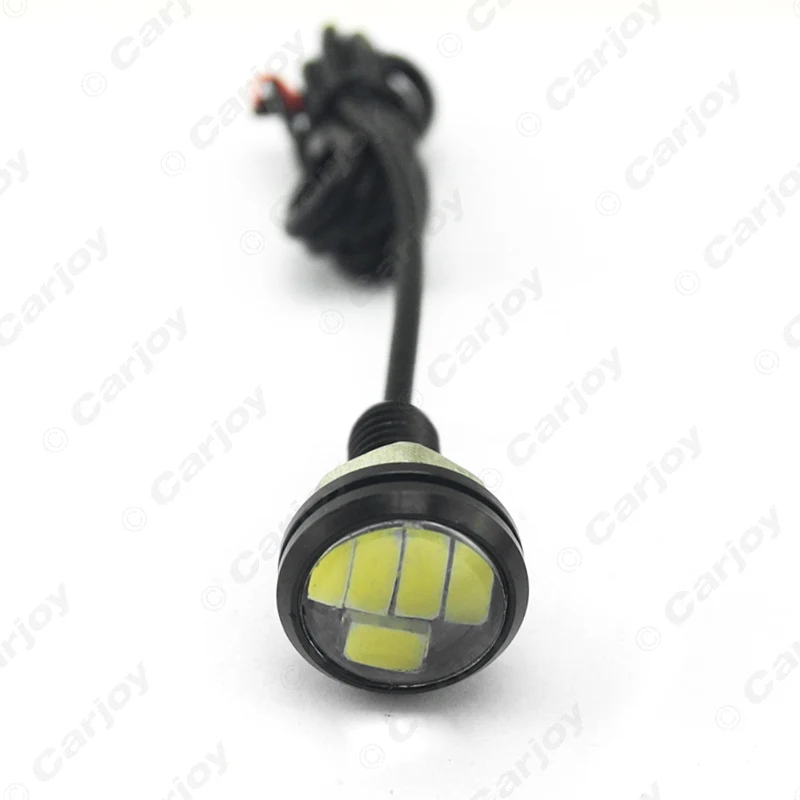 FEELDO 1pc White 4W 23mm Lens Ultra-thin 5630 6SMD LED Eagle Eye Tail light Backup Rear Lamp DRL Light #CA1424 | Автомобили и
