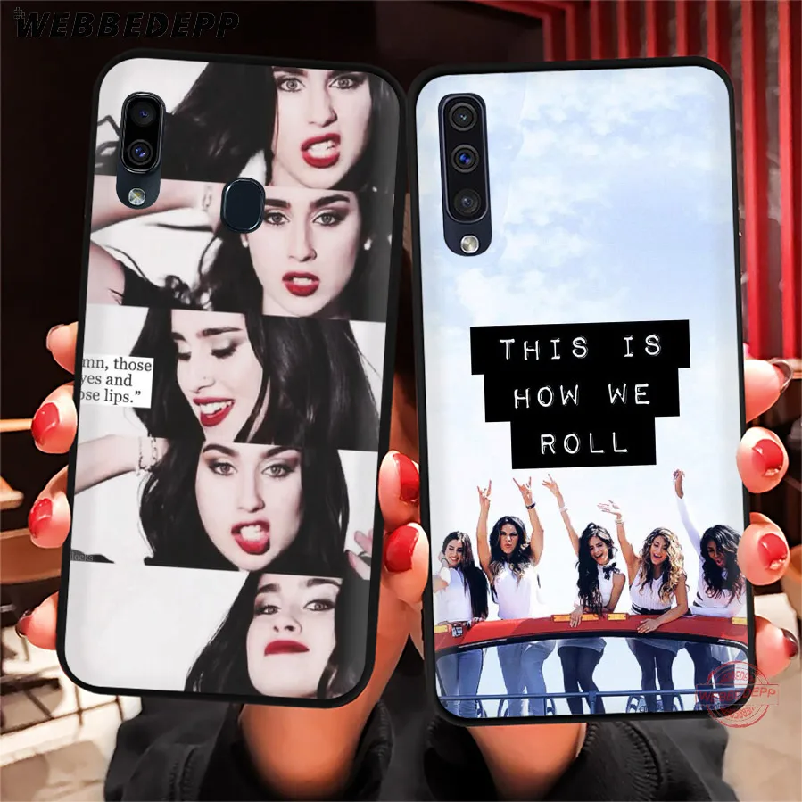 WEBBEDEPP Fifth Harmony Lauren Jauregui мягкий чехол для телефона с изображением цветов Samsung A50s A40s