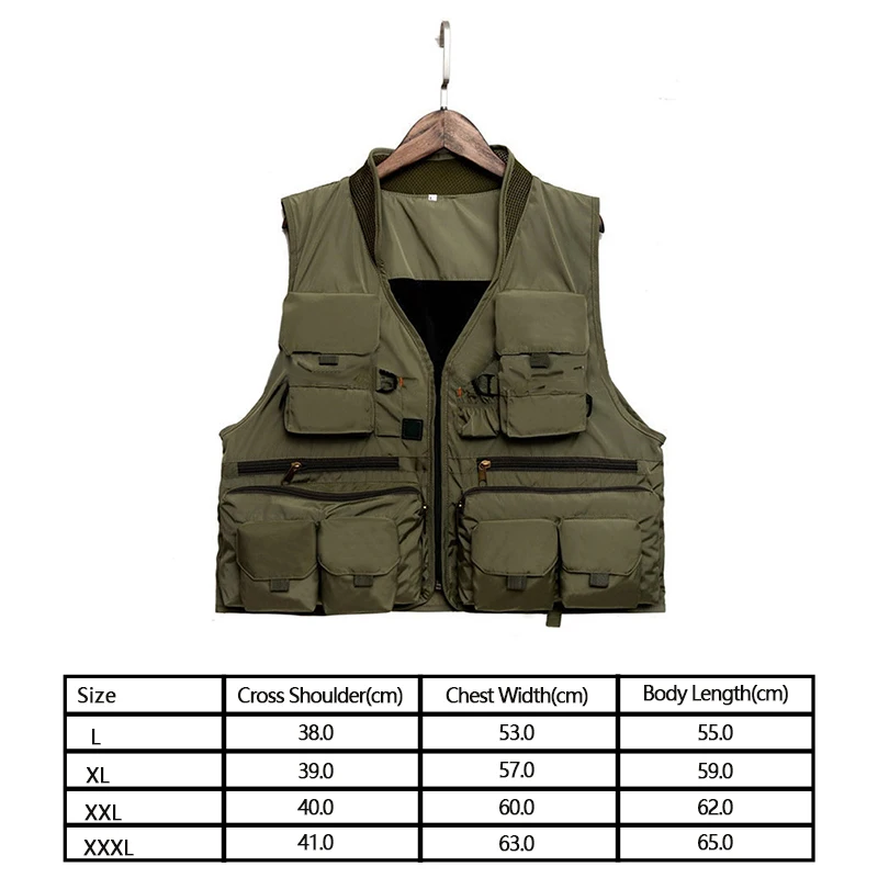 Army Green Корейский жилет для рыбной ловли, Быстросохнущий жилет для рыбной ловли из дышащего материала, куртка для рыбалки на открытом воздухе, спортивный жилет для выживания, Безопасный Жилет - Цвет: Army Green