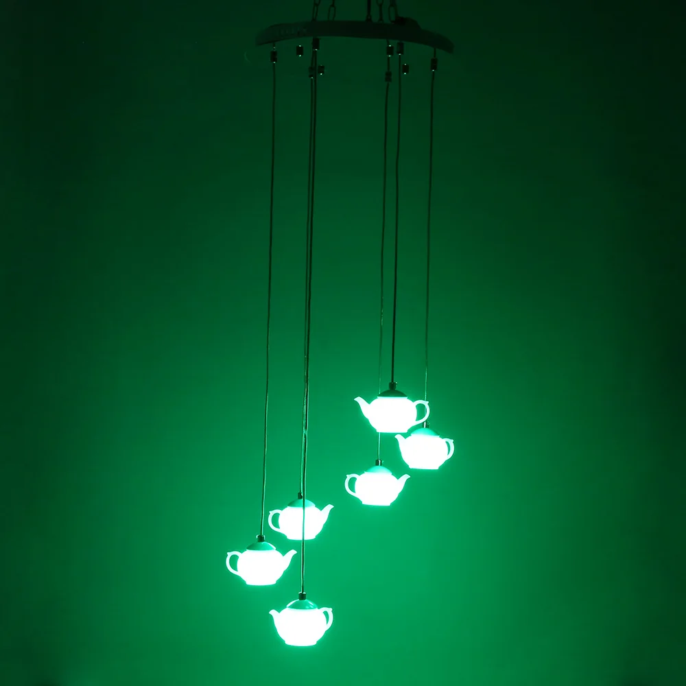 IPROLED RGB + CCT затемняемый цвет и яркость Регулируемый K9 хрустальный чайник дизайн