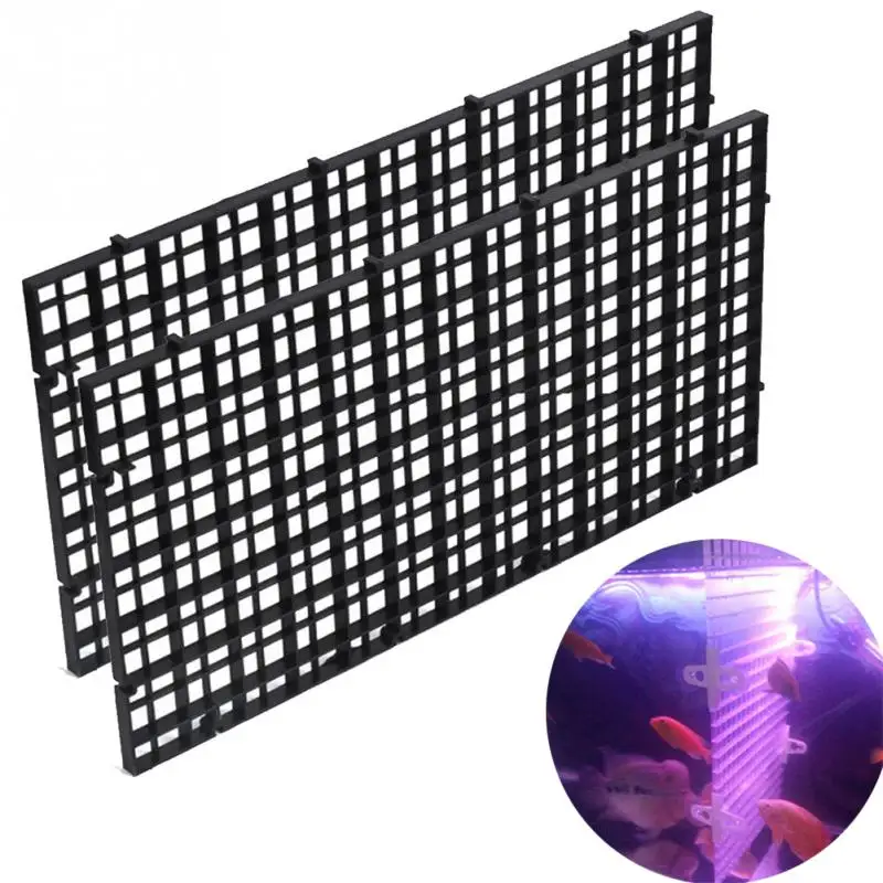 Aquarium Fish Tank Filter Bottom Isolation Board Filtration Net Grid Plate Divider Tray Sponge Filtre Cleaning Tool | Дом и сад