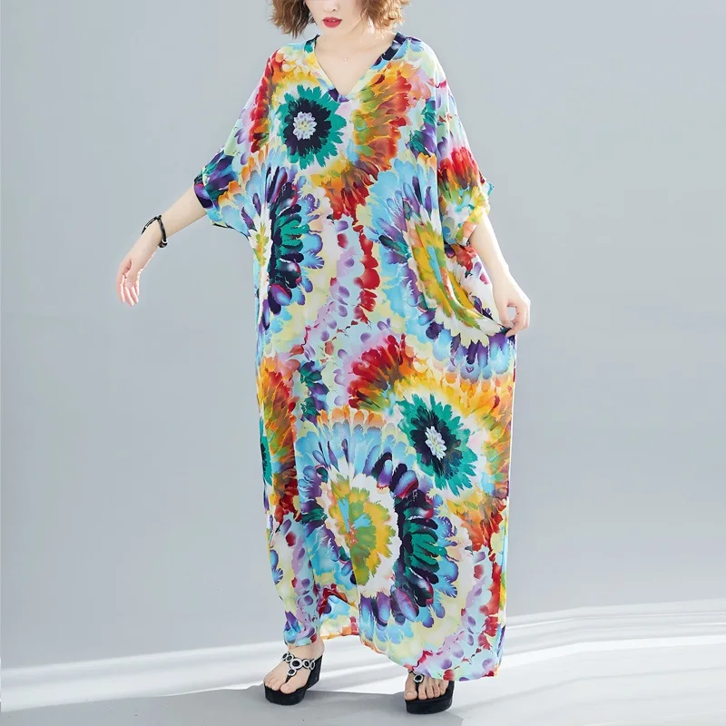 Женское атласное винтажное платье с коротким рукавом повседневное Свободное