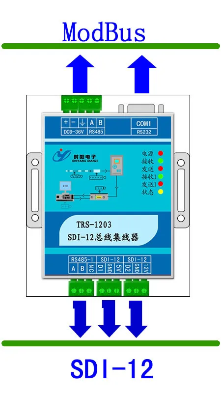 SDI12 к RS232/RS485 SDI 12 до 232 RS485|sdi|sdi to sdi |