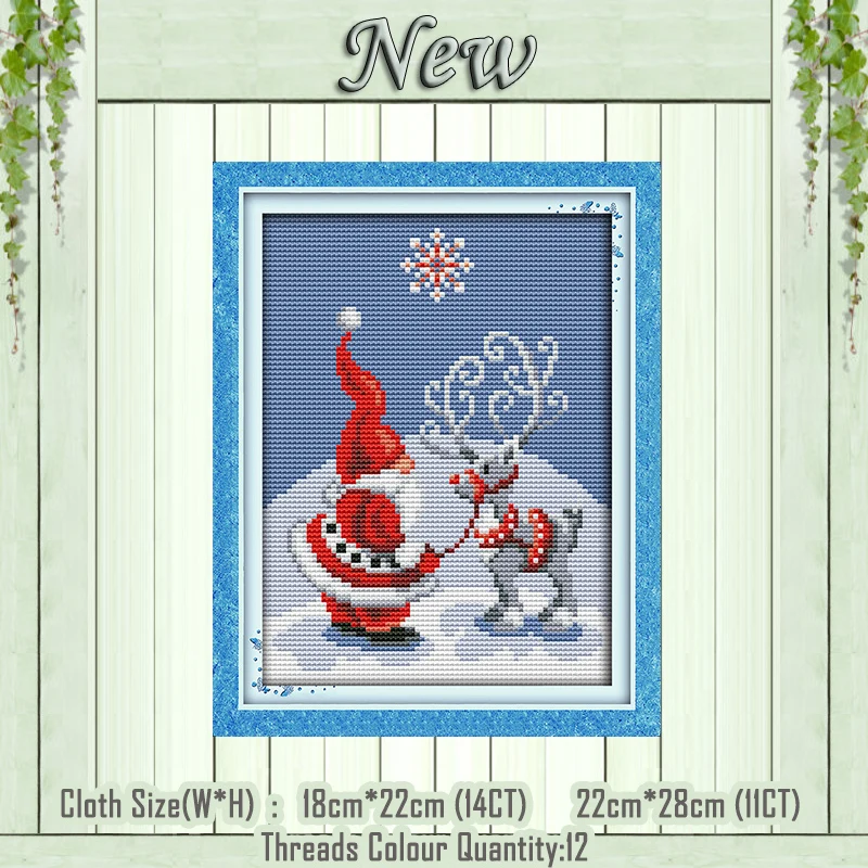 Санта Клаус и Лось чехол накладка с мультипликационным рисунком Счетный