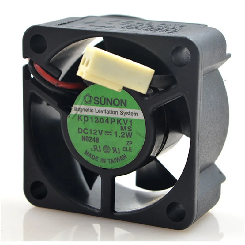 Sunon оригинальный KD1204PKV1 DC 12V 1 2 W 4020 40*40*20mm 7200RPM провода Компьютер двойной шаровая