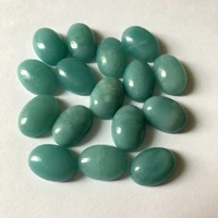 aaa quality natural amazonite cabochons 10x14mm oval cab semi precious stone jewelry cabochon ring face 20pcslot