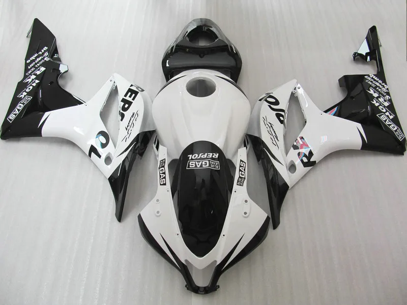 Инъекционный фотоэлемент для Honda CBR600RR 07 08 классический белый черный комплект