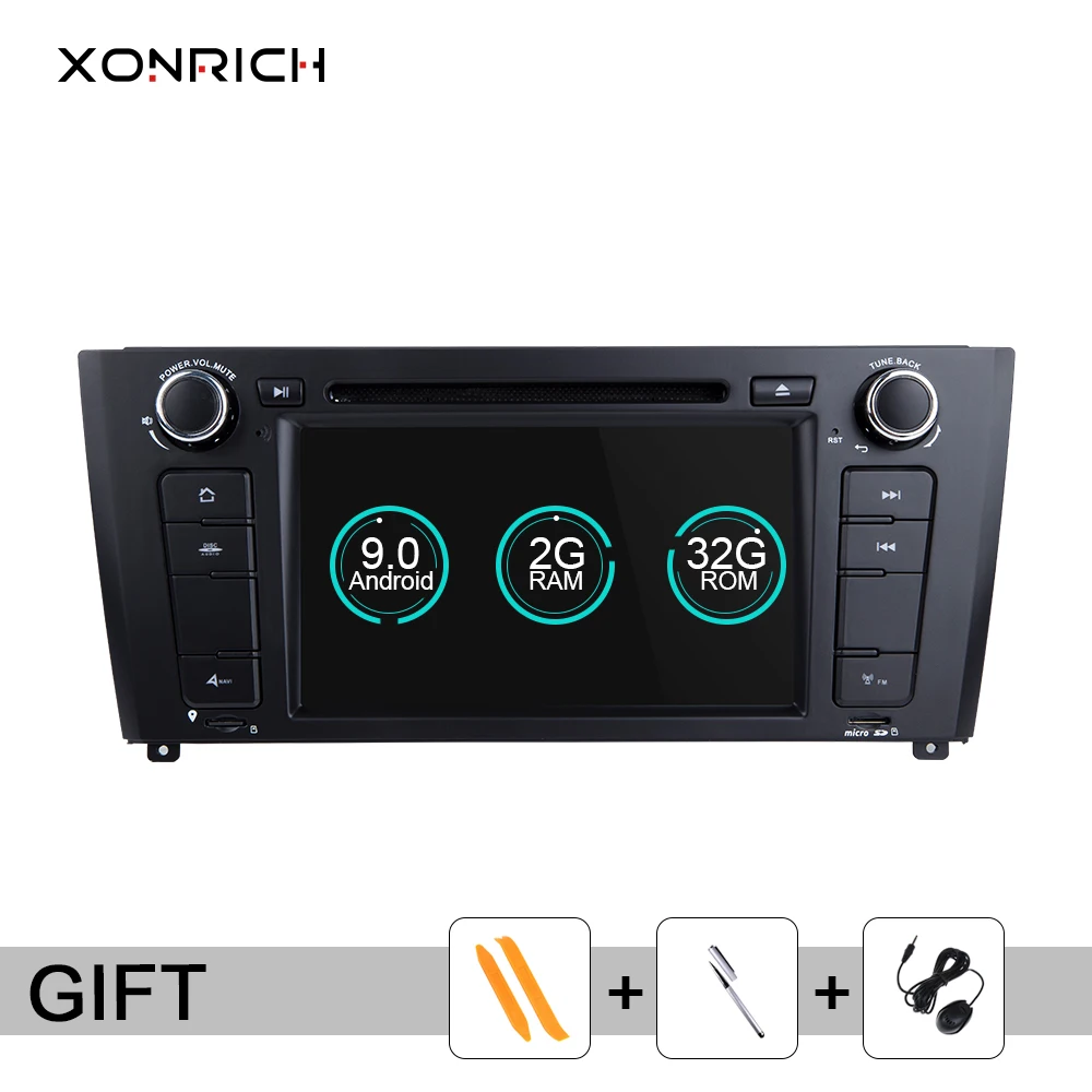Мультимедийный плеер Xonrich 1 Din Android 9 0 автомобильный DVD для BMW E87 серия E88 E82 E81 I20 радио