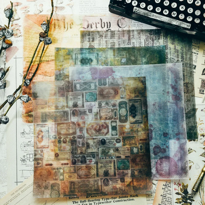 KSCRAFT винтажные узоры бумага для скрапбукинга счастливый планировщик/Создание