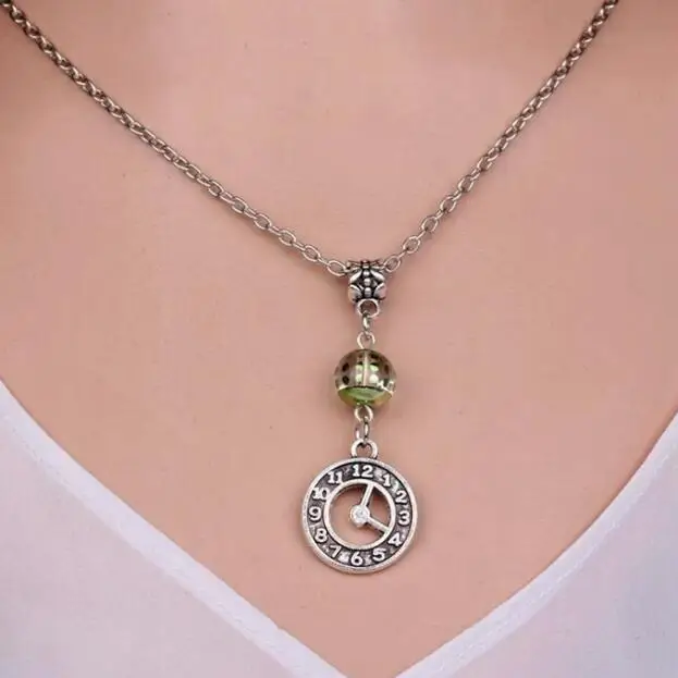 Винтажные серебряные часы чокер Бесконечность маленькая морская звезда кофе чай