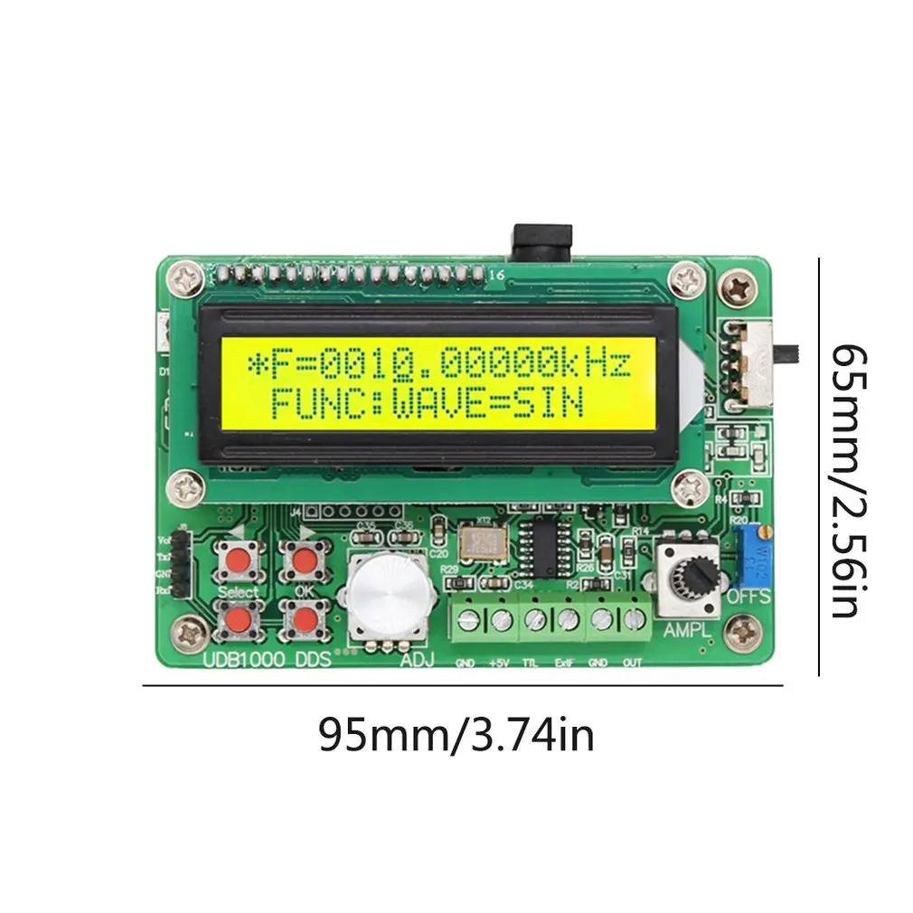 UDB1000 Series 1005S DDS Signal Source Generator with 60MHz Frequency Meter Sweep Module (with sweep and communication) | Инструменты