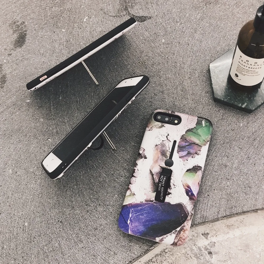 Лучшая покупка Мода Kickstand мраморный дизайн 2 в 1 ТПУ + PC мобильный телефон чехол для