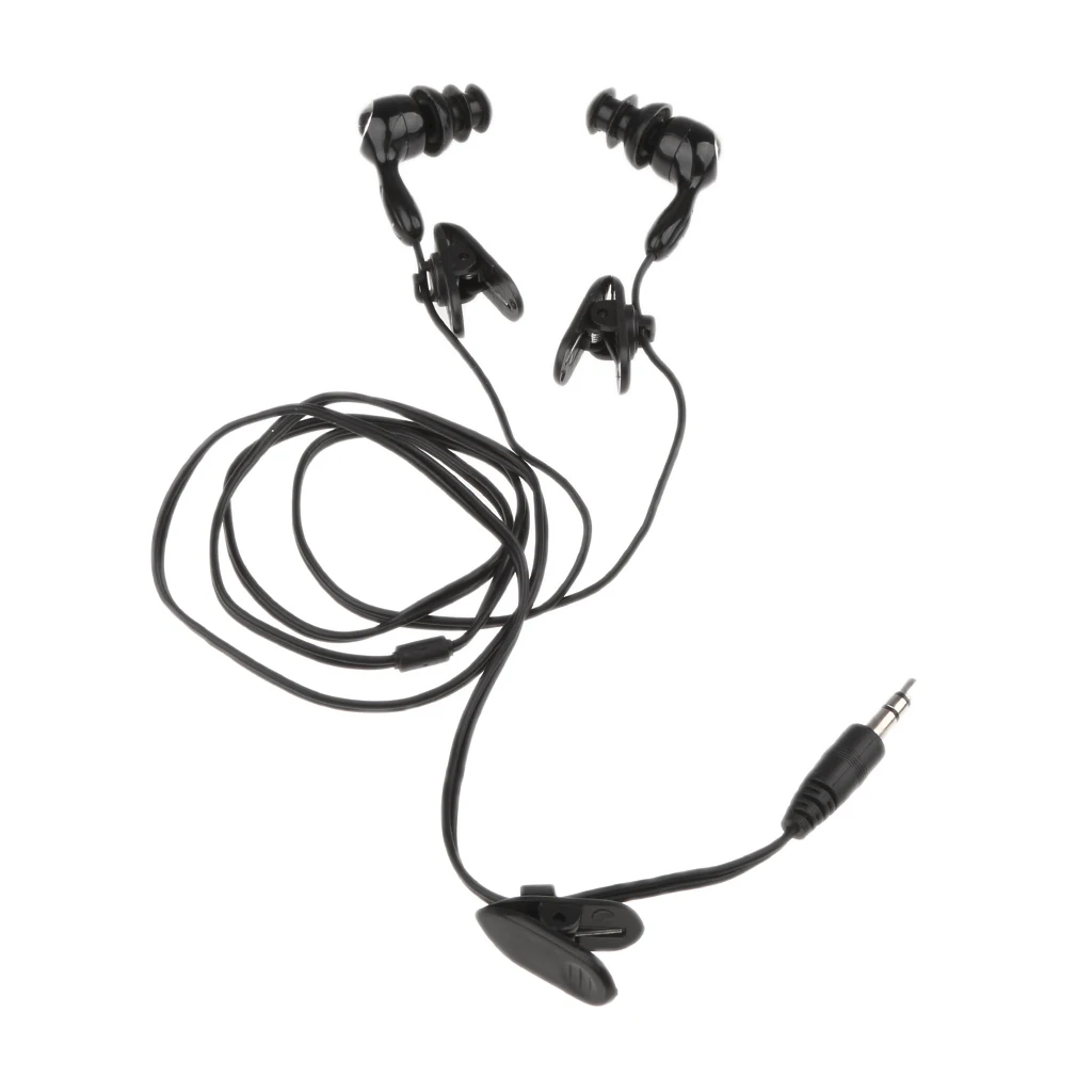 3.5mm Waterproof Earphone Stereo Swimming Soft Plastic & Silicone Ear Cap for MP3 Radio iPod|Наушники и гарнитуры| |