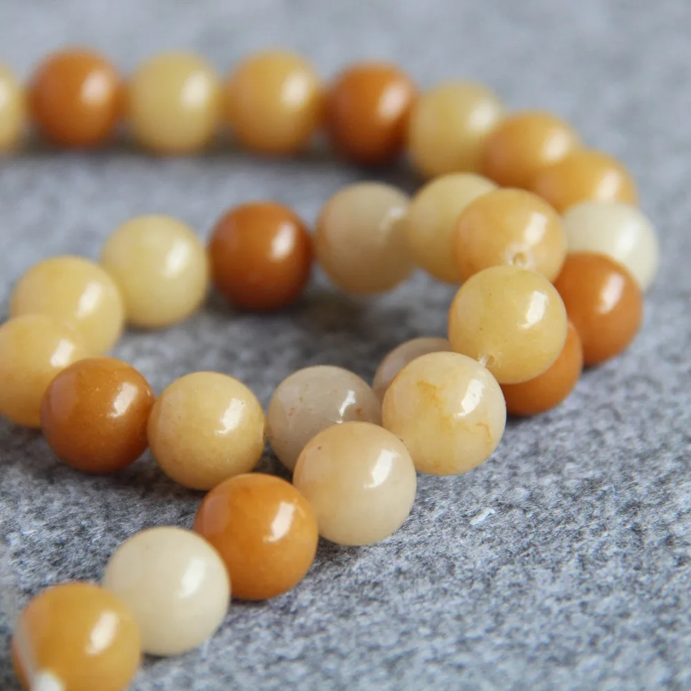 Новинка для ожерелья и браслета 12 мм натуральные желтые турецкие Ониксовые