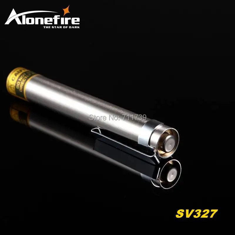 ALONEFIRE SV327 365nm UV нержавеющая сталь Портативный мини Ультрафиолетовый кошки собаки