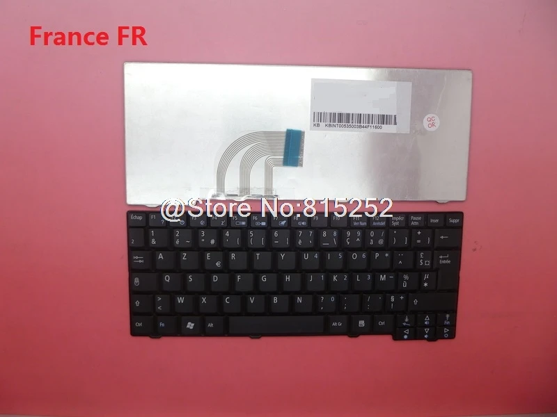 Клавиатура для ноутбука ACER один D150 A150 D250 E100 A110 P531H Французский FR Греции GK SP из