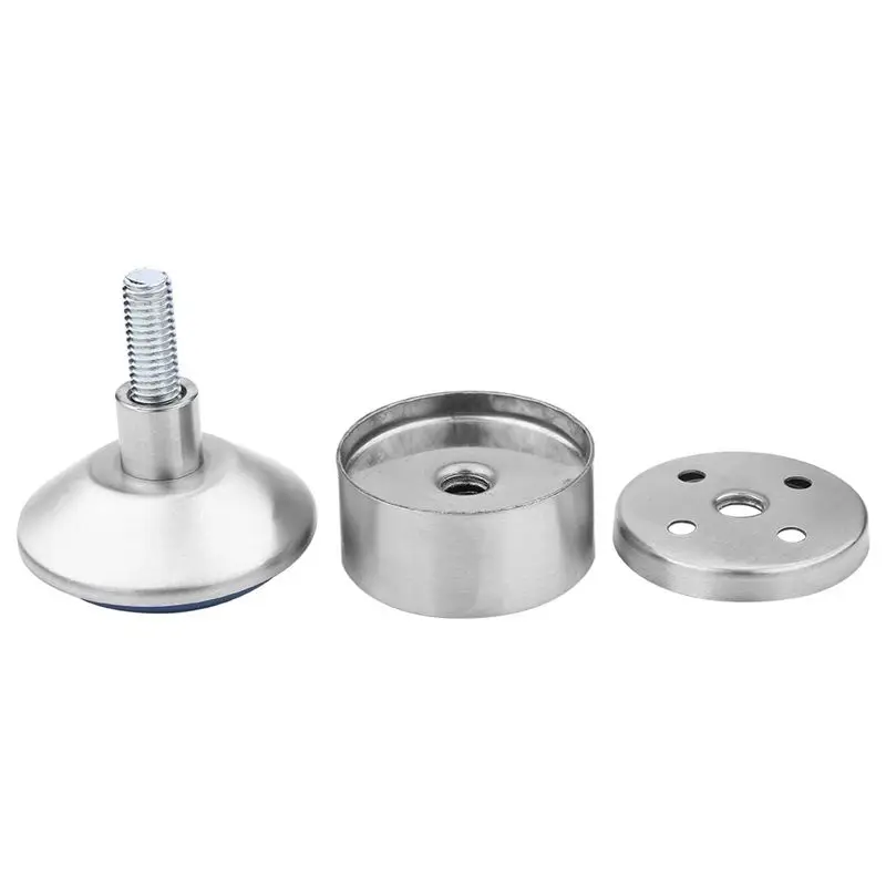 4 Высота регулируемая нержавеющая сталь серебряная мебель стол кровать диван