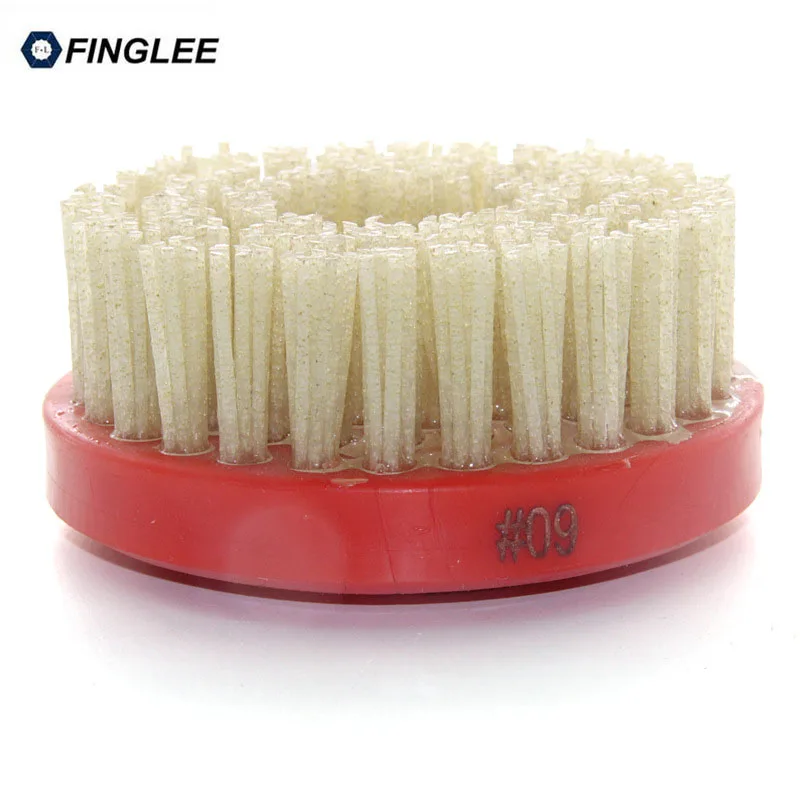Алмазная абразивная щетка Finglee с кольцом 4 5/110 мм M14 отделка из кожи|abrasive brush|diamond