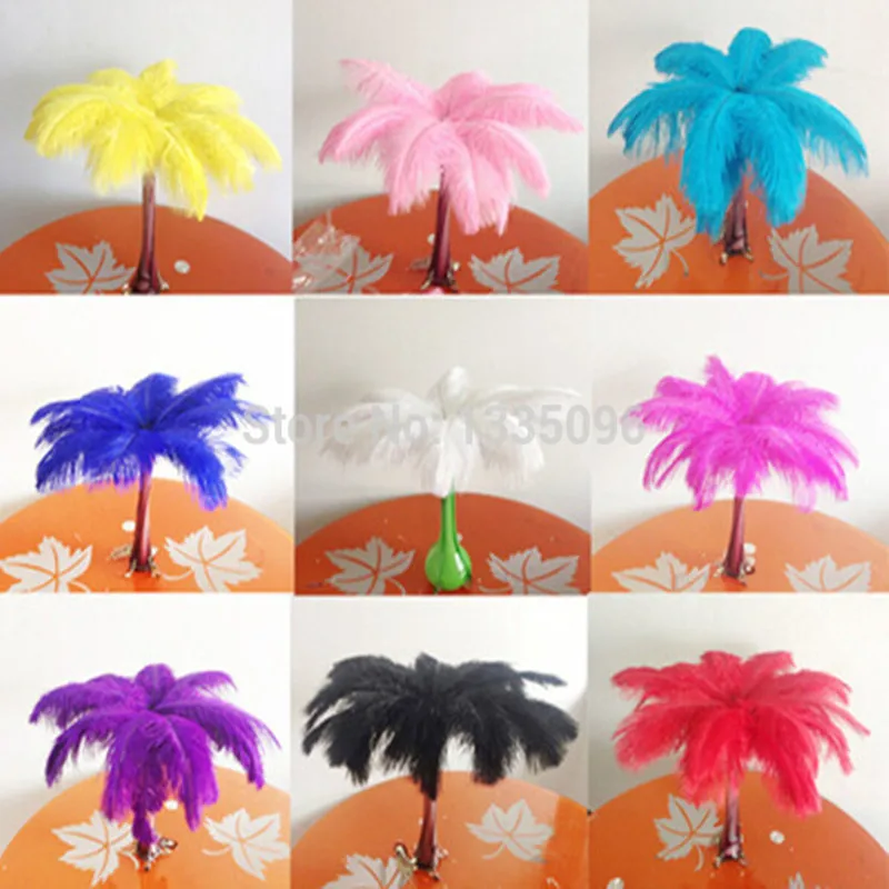 

natural hard 100pcs12-14inches 30-35centimeters many color ostrich feather
