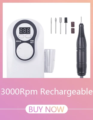 30 Вт 35000 об/мин профессиональный электрический сверлильный станок для ногтей оборудование для маникюра педикюра напильники Аксессуары сверла для ногтей 300 шт шлифовальный станок