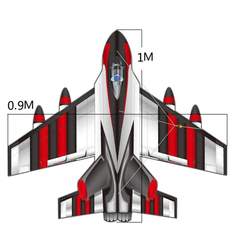 Ограниченное F16 истребитель воздушный змей позволяющем легко летать наружные