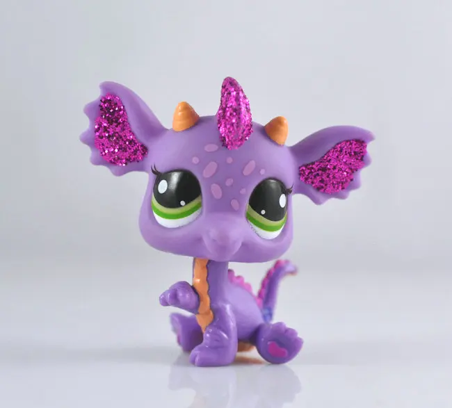 Littlest Pet фиолетовый дракон детская фигурка девушки игрушка свободная Милая LP999|figure