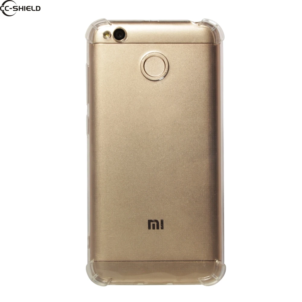 Мягкий чехол для Xiaomi Redmi 4X 4 X Redmi4X ультра тонкий прозрачный силиконовый X4 красный mi